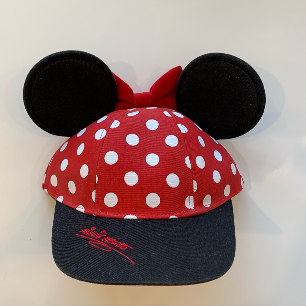 Minnie Mouse Ears Baseball Cap Hat